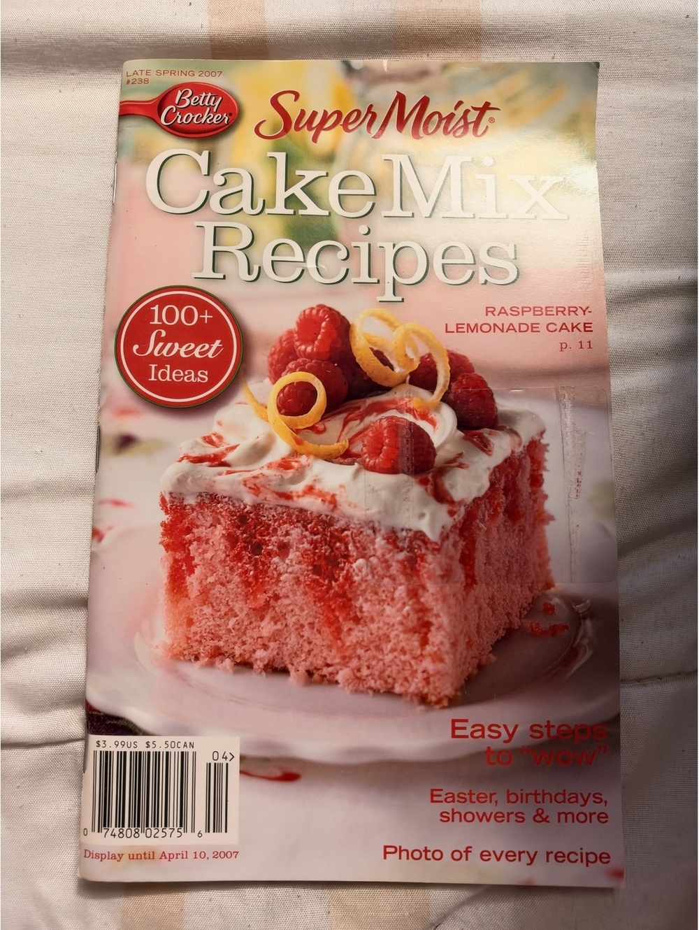 Betty Crocker Super Moist Cake Mix Recipes Magazine Spring 2007